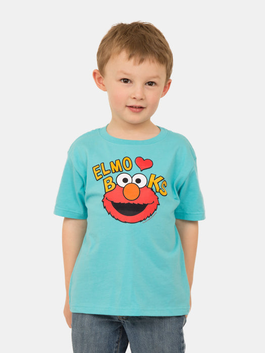 Sesame Street Elmo Loves Books kids' t-shirt