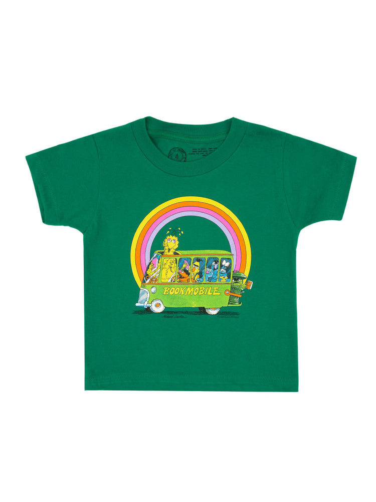 Sesame Street Bookmobile kids' t-shirt