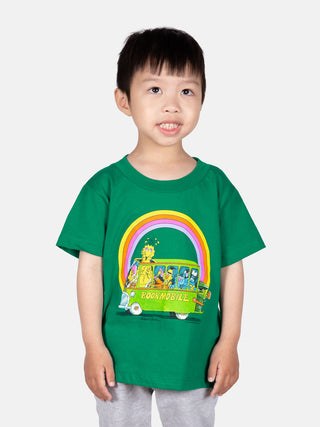 Sesame Street Bookmobile kids' t-shirt