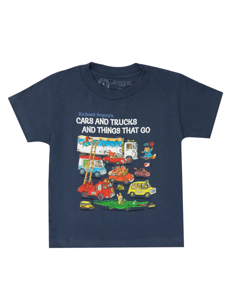 Richard Scarry: Cars and Trucks and Things That Go kids' t-shirt