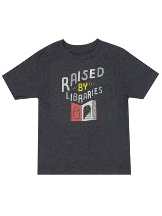 Raised by Libraries kids' t-shirt