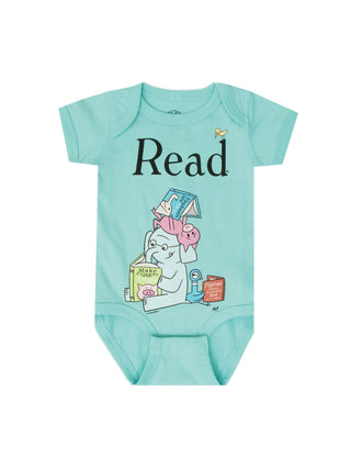 Elephant & Piggie Read baby bodysuit