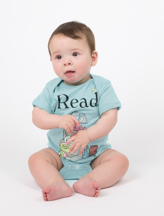 Elephant & Piggie Read baby bodysuit