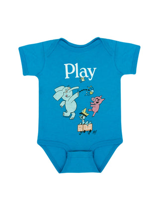Elephant & Piggie Play baby bodysuit